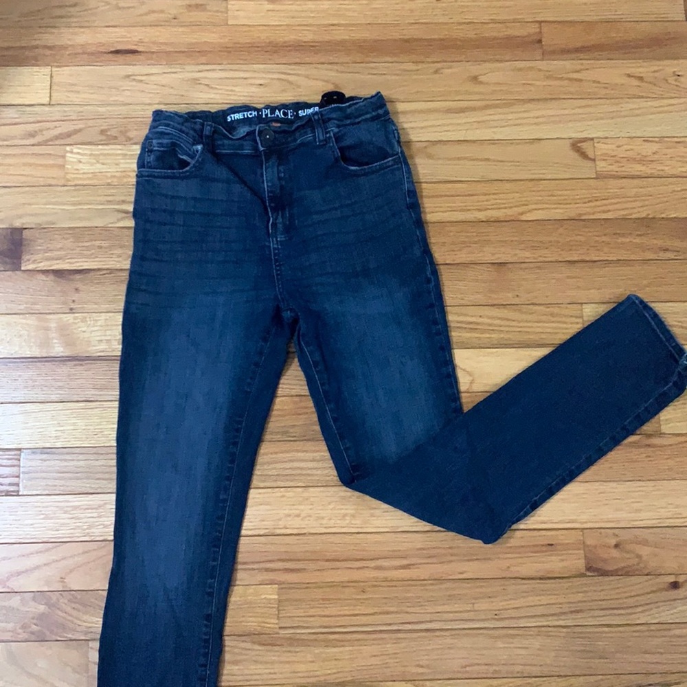 Dark wash boys jeans